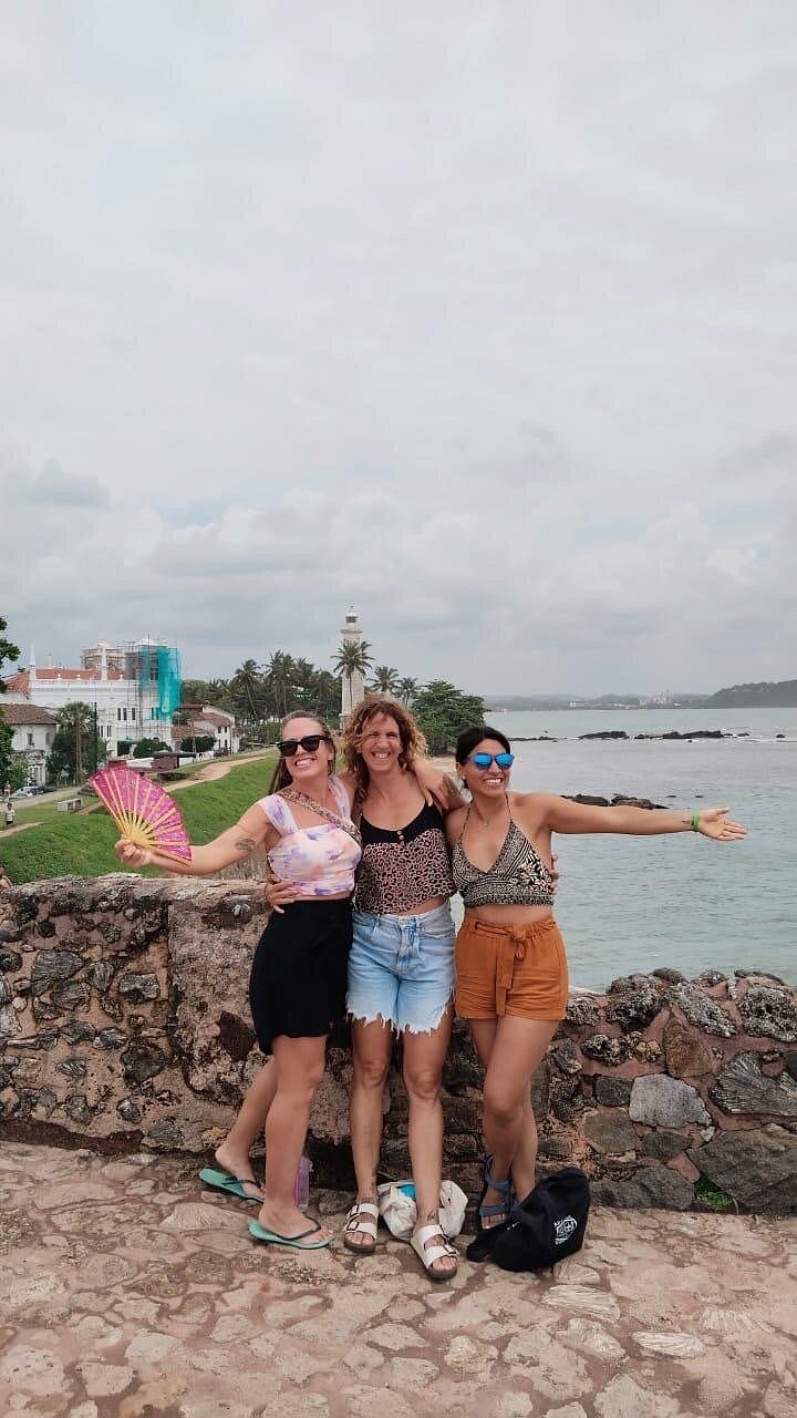 Historic Galle Lighthouse and coral coast