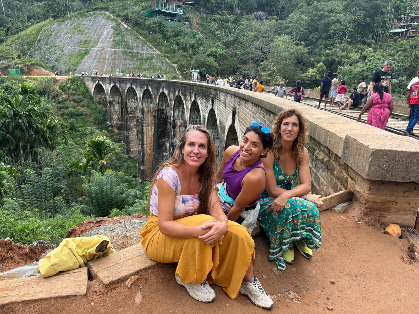 Family enjoying their tailor-made holiday journey in Sri Lanka with Kumar and Sons Tours