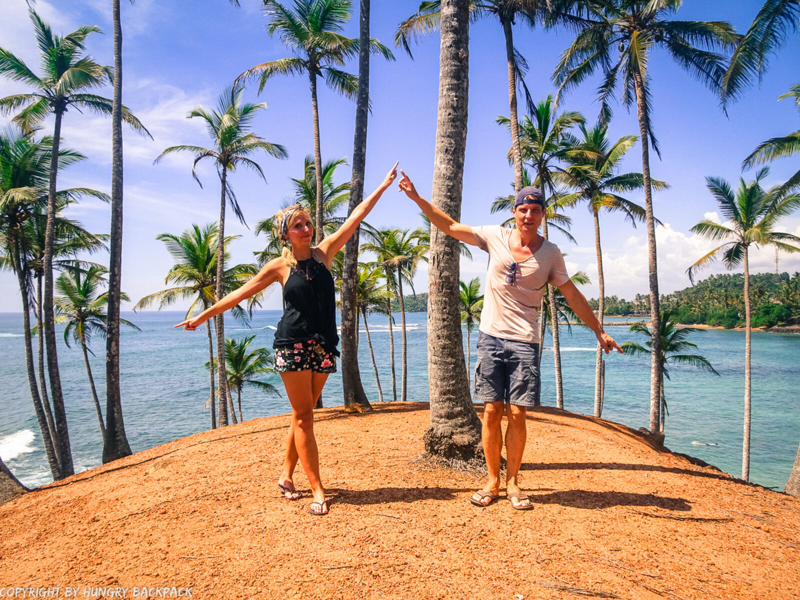 Coconut Tree Hill panoramic palm grove in Mirissa