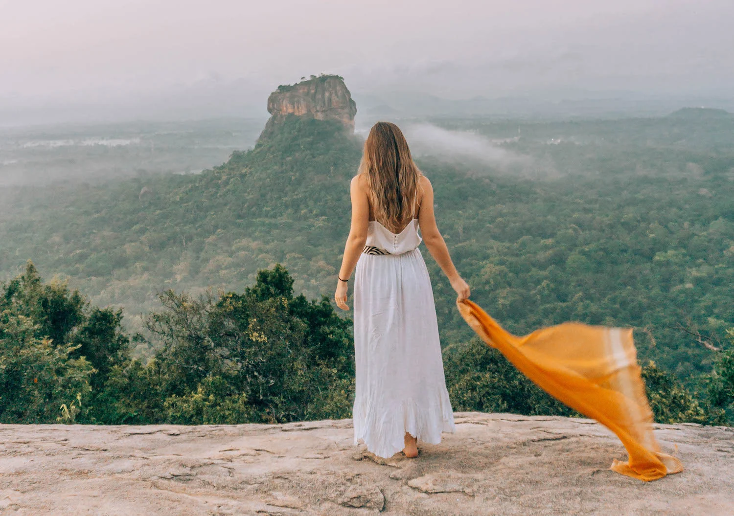 Sigiriya Rock Fortress ancient citadel in Sri Lanka